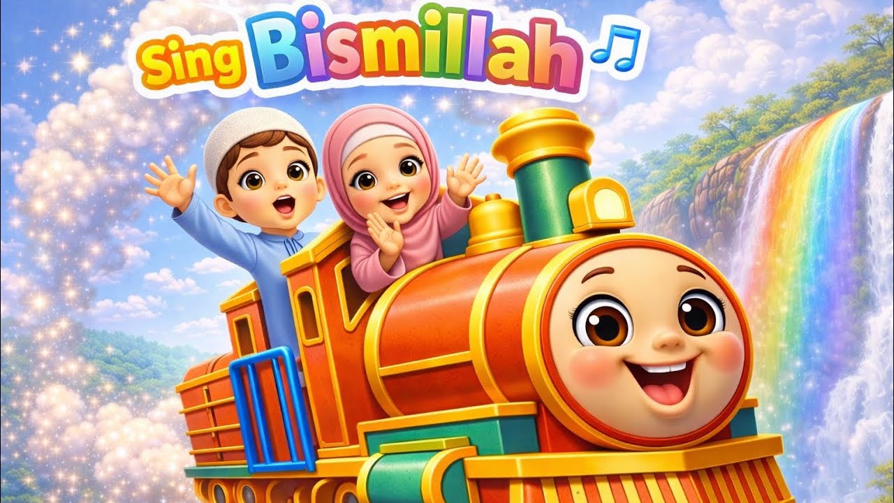 Bismillah Song for Kids 🎶 | Learn to Say Bismillah Before Everything | Islamic Rhymes for Toddlers