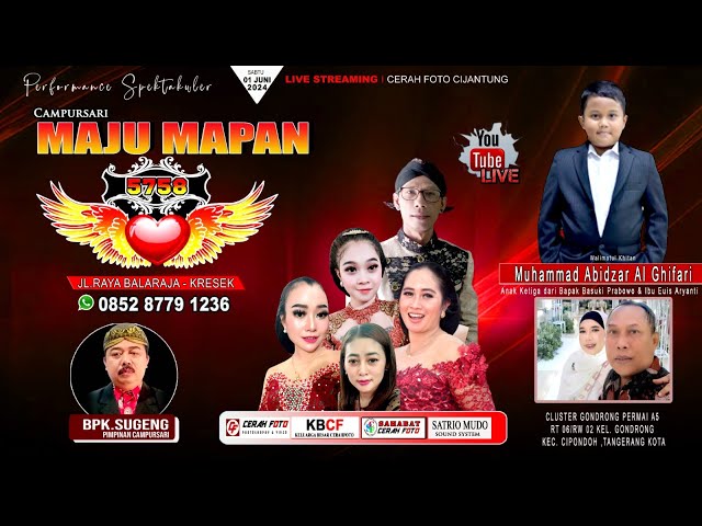 LIVE🔴 CAMPURSARI MAJU MAPAN (5758) -  08528779 1236 | KHITANAN M.ABIDZAR | SATRIO MUDO SOUND class=