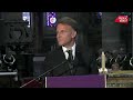 Emmanuel Macron rend hommage au sénateur François Patriat et à sa "fidélité" politique