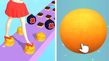 Pop Hop vs Juicy Run Gameplay | Relaxing ASMR Slicing Video