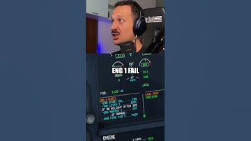 ENGINE FAILURE while chilling #vatsim #flightsim