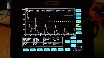 Ultrasonic Flaw Detector K1 Echo 2 Echo measurement