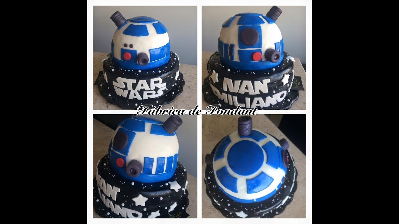 Pastel de Star Wars Cake hecho de fondant | Pastel de star wars, Pastel de  r2d2, Pasteles