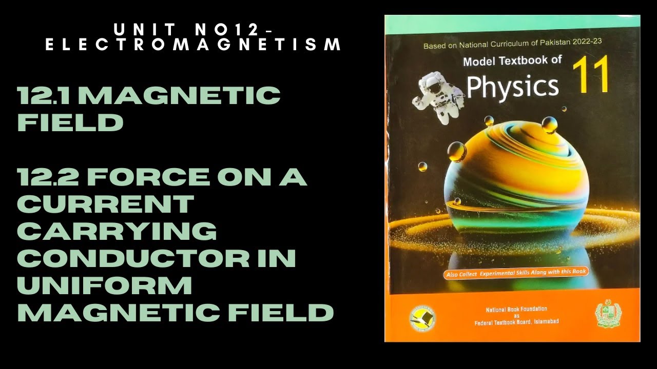 12.1 Magnetic Field, 12.2 Force on Current Carrying Conductor - Unit No.12 Electromagnetism -