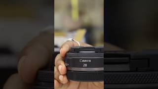 Canon New Pancake Lens RF 28mm F/2.8 STM|Gimbal Friendly #shorts #canon #rflens #photography #video