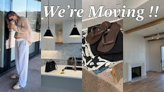 WE'RE MOVING!! sneak peek of the new place + mini spring haul + prepping for the move!