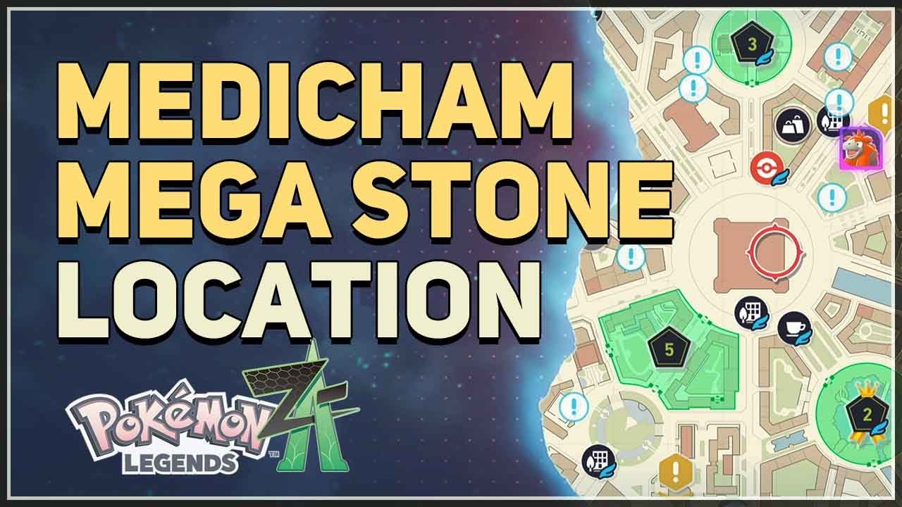 Medicham Mega Stone Location Pokemon Legends Z-A (Medichamite)
