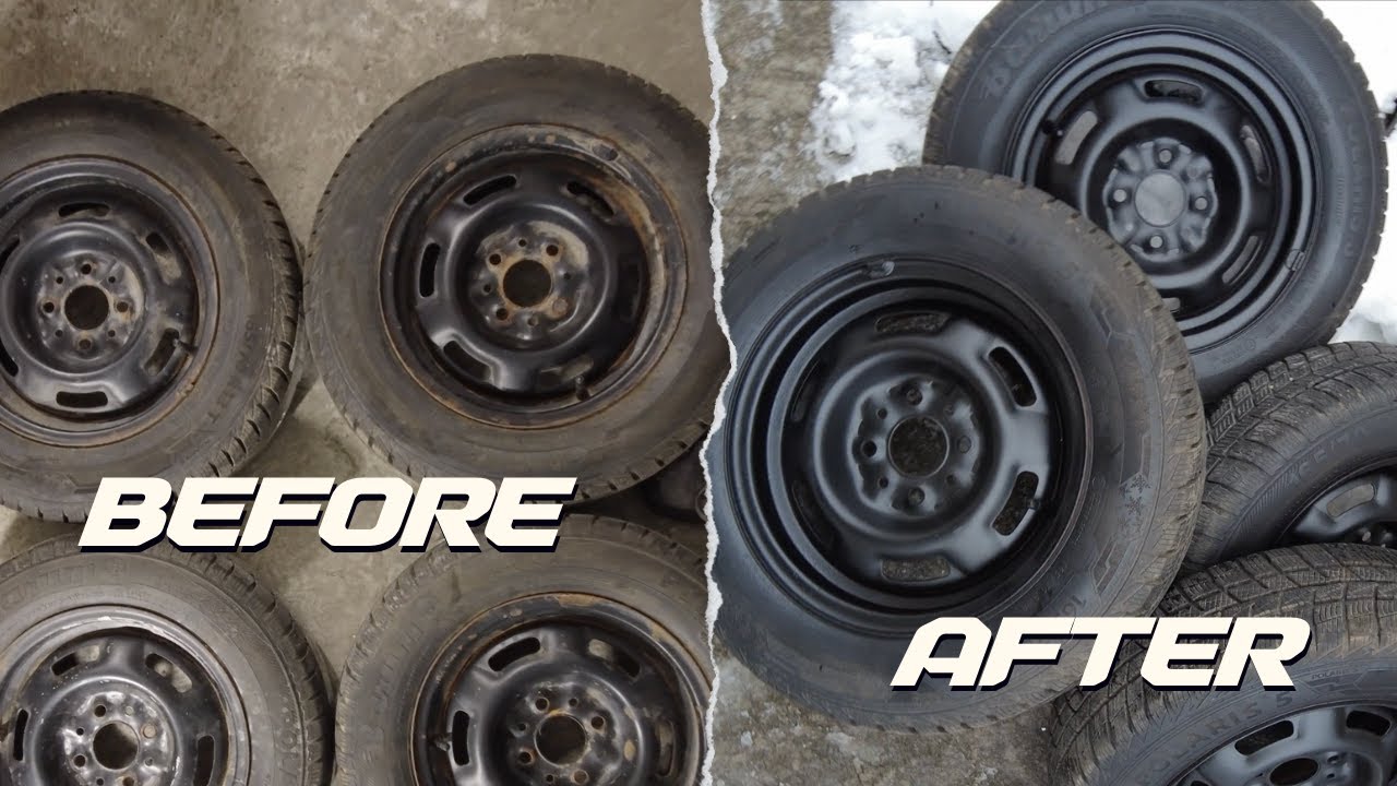 Easy and Low Cost Wheels Restorating (ASMR) YouTube