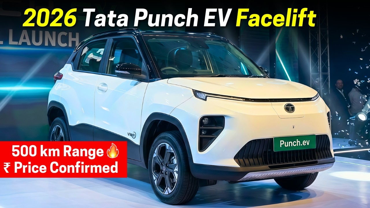 Tata Punch EV Facelift 2026 Launched - New Battery Pack and Price Confirmed | Punch EV Facelift 2026