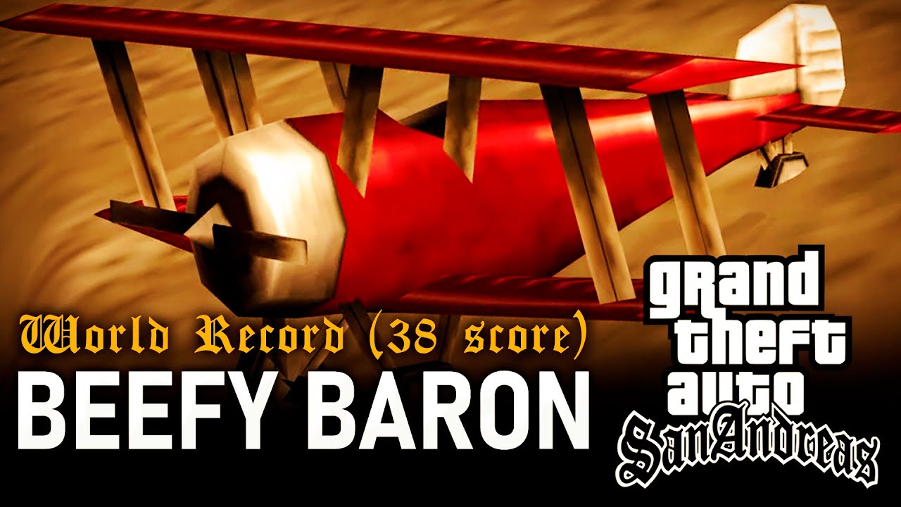 GTA: San Andreas на 100% #76: Beefy Baron - World Record (38 score; WR).
