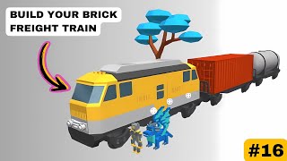 Build Your FREIGHT TRAIN Brick! DRAW BRICK ANDROID | GAMEPLAY walkthrough Part 16