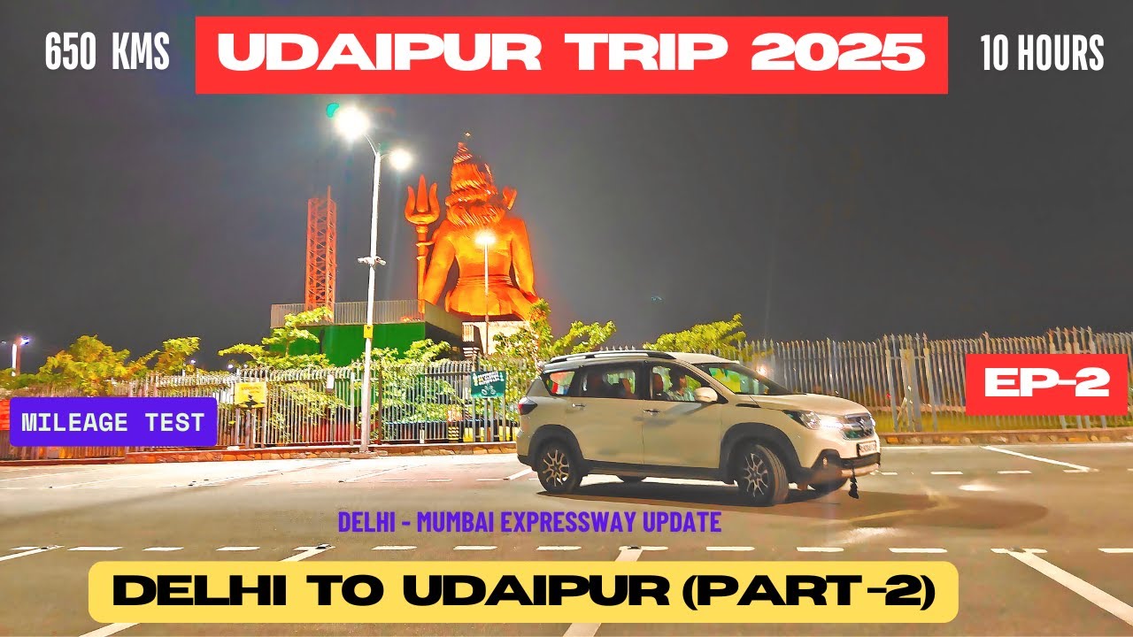 Epic Road Journey Continues on Delhi Mumbai Expressway in XL6 CNG | Mileage | Udaipur Road Trip 2025