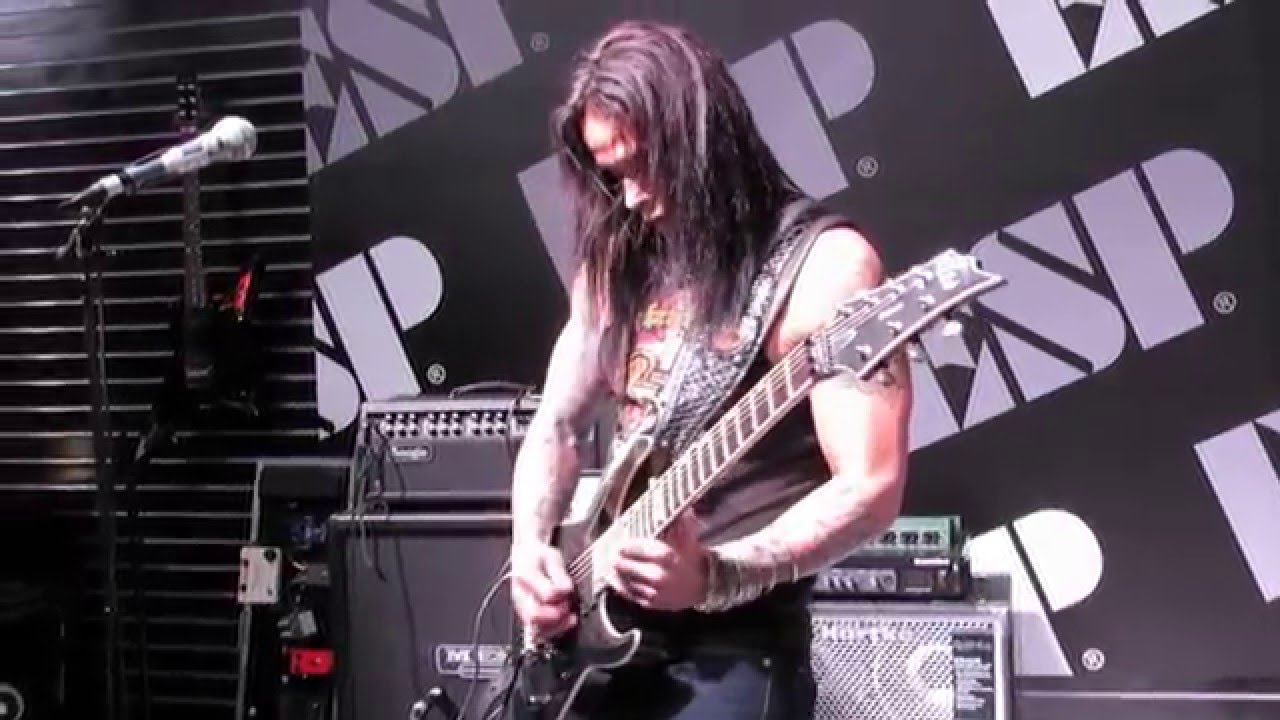 Bill Hudson at ESP Booth (The NAMM show) Anaheim Convention Center. 1-21-16