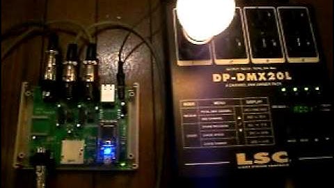 mbed DMX Platform, Dimmer test