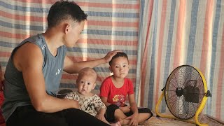 CEO Trieu Duong helped a poor boy who collected scrap metal.