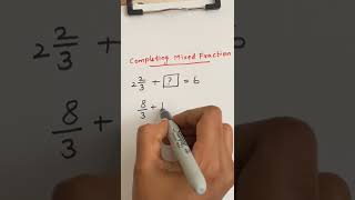 Celebrity Completing Mixed Fraction Profile