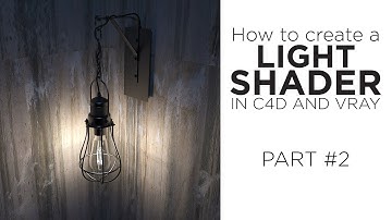 How to create a Light Shader in Vray and Cinema 4D - Part 1 - Night Lighting Scene