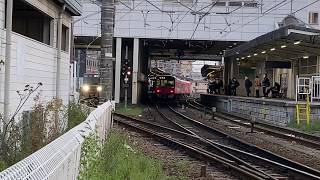 『新たな仲間9505Fが加わった新型車両!トップナンバー』名鉄9501F普通金山行き、知多半田駅発車