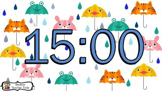 Spring Umbrella Timer with Music   15 Minute Timer