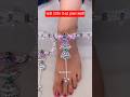 New designs fancy silver and silvar jewellery set Payal with price #short #gold #vlog #silverpayal