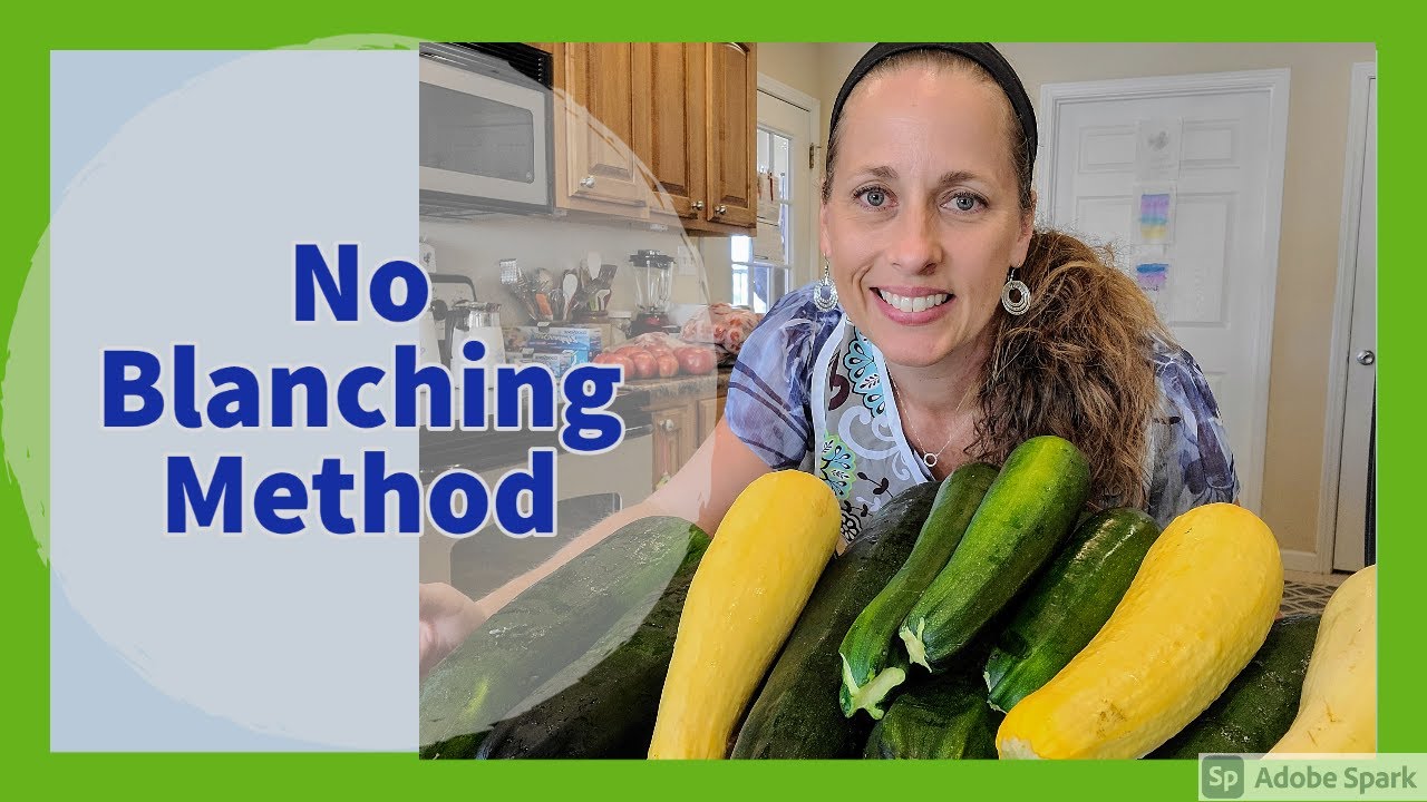 How to FREEZE ZUCCHINI and SQUASH | NO Blanching | 2020 - YouTube