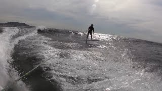 Tow in Surf Foil Practice 2 Ueda 20181024