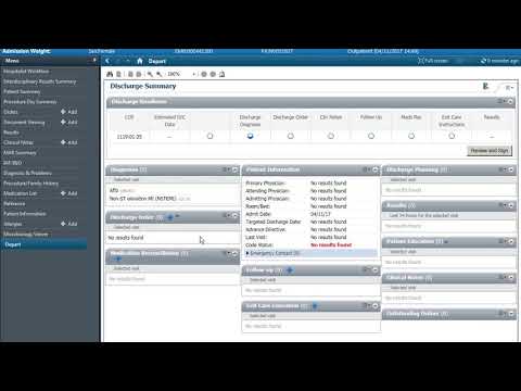 How-to discharge a patient using Cerner electronic health record (EHR)