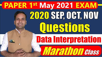 Data Interpretation 2020 Shift Questions in Hindi II Nta Ugc Net Paper 1 May 2021 Exam