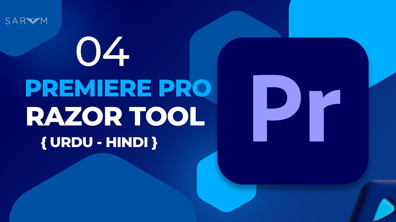 Razor Tool in Adobe Premiere Pro 2023 I Tutorial In Urdu Hindi YouTube