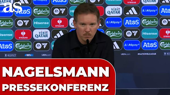 JULIAN NAGELSMANN, PRESSEKONFERENZ nach DEUTSCHLAND 0 - FRANKREICH 2 | NATIONS LEAGUE