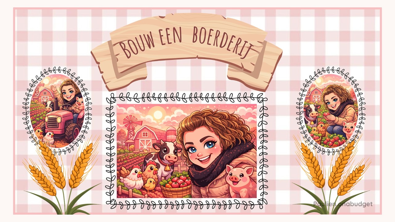Starten met een nieuwe challenge • Bouw een boerderij 🌾🐓  #1