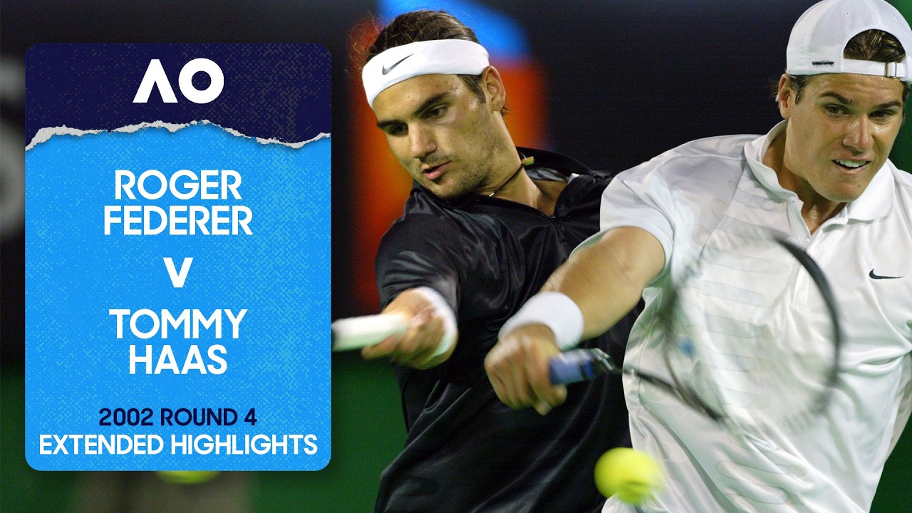 Roger Federer v Tommy Haas Extended Highlights | Australian Open 2002 Round 4