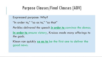 Introduction  to Subordinate Clauses