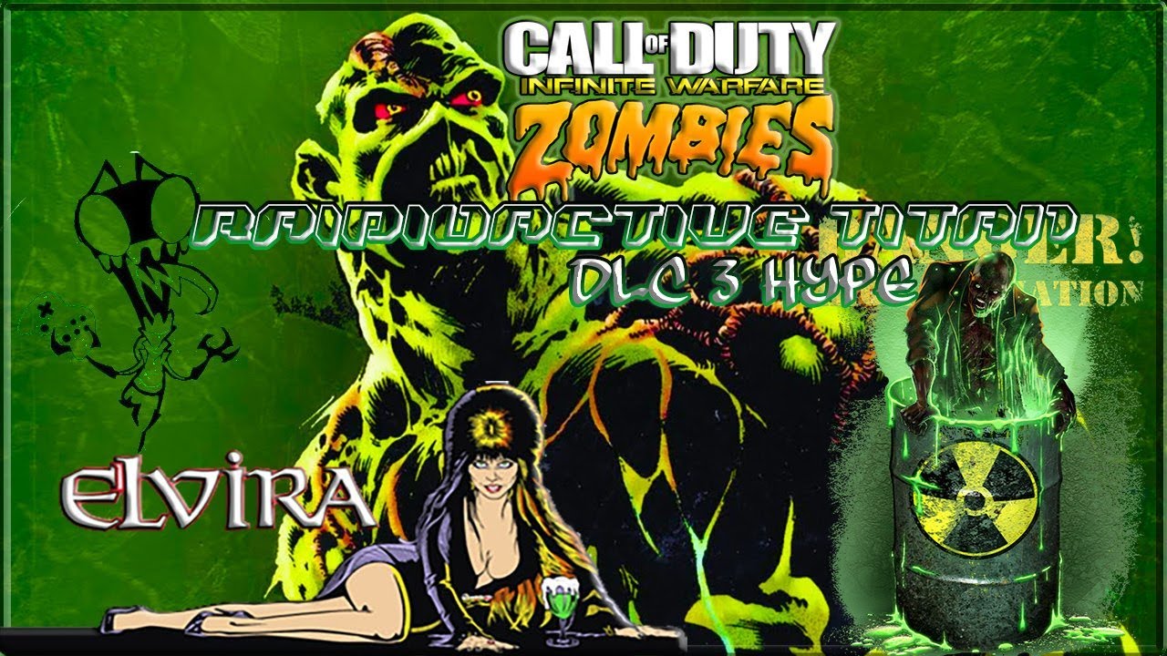 *IW ZOMBIES*ALL NEW DLC 3 ATTACK OF THE RADIOACTIVE THING F&F CARDS & ACHIEVEMENTS!!!