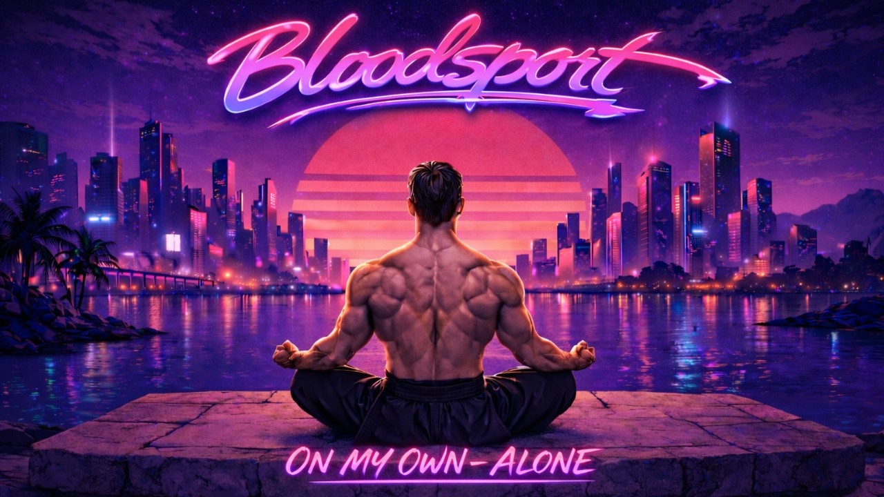 Larya - On My Own (Bloodsport) – Synthwave Retrowave Cover | Nostalgic Saxophone 80s Vibes