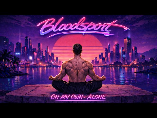 Larya - On My Own (Bloodsport) – Synthwave Retrowave Cover