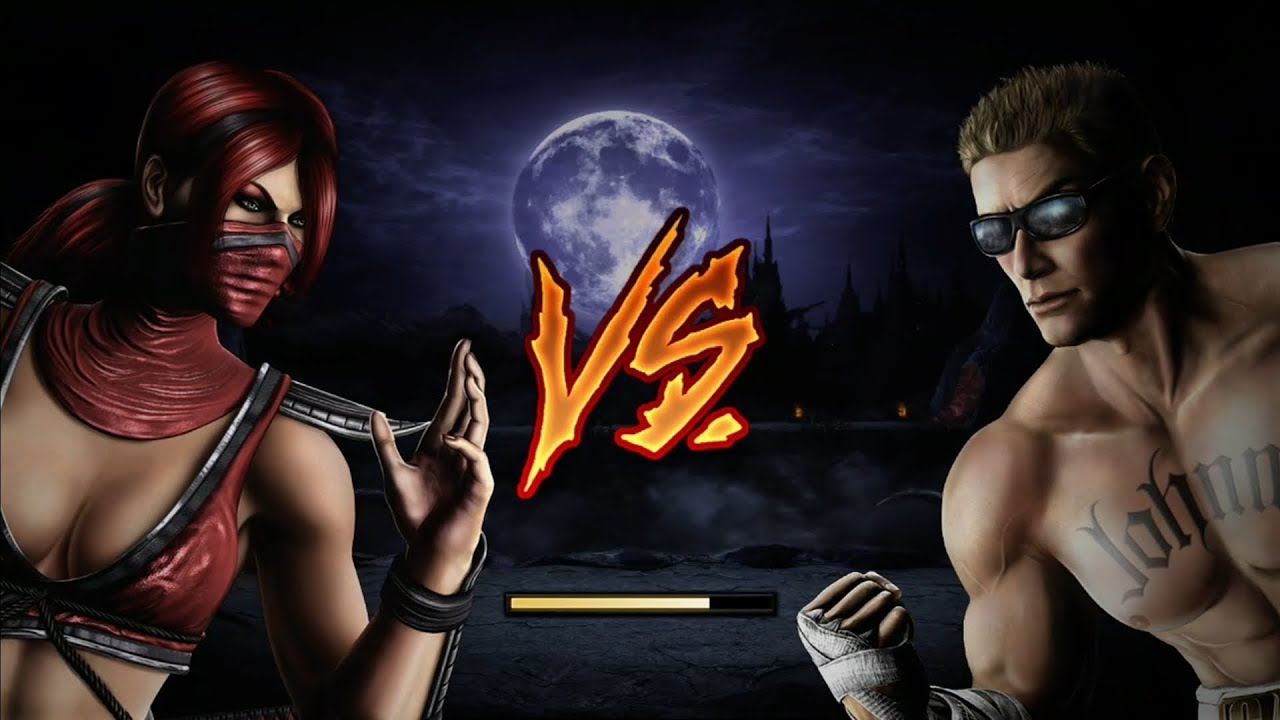 Skarlet Vs Johnny Cage Mortal kombat 9
