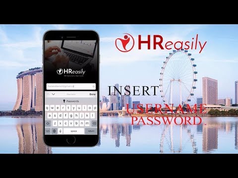 LOGIN HReasily on Mobile App.