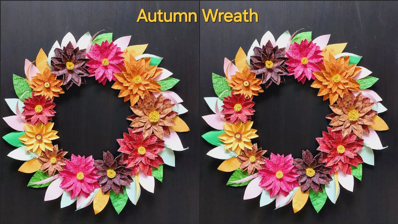 Stunning Fall Wreath Tutorial | DIY Autumn Wreath | Home Decor - YouTube