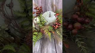 Fall Pumpkin Floral Arrangement Tutorial | Natural & Cozy Fall Centerpiece DIY
