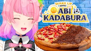 Making Brazilian DESSERT PIZZA?! | Wake Up with Abi【V4Mirai | Abi Kadabura】