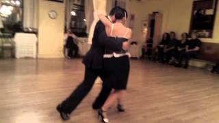 : Carolina Juarena y Andres Bravo Canyengue Domingo Tango May 5, 2013