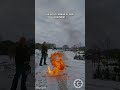 Flamethrower vs. Snow: Snow Wins! 🤣🔥⛄