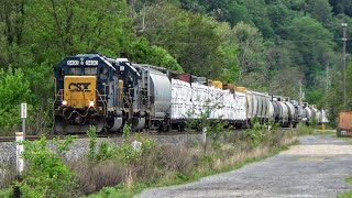 Elephant Style GP40-2s Lead CSX Local D748 through Coraopolis, PA - 5/19/2020