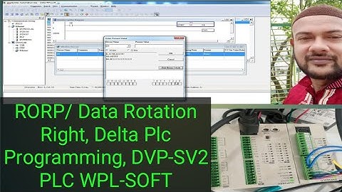 RORP/ Data Rotation Right, Delta Plc Programming, DVP-SV2 PLC WPL-SOFT