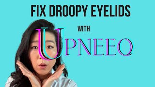 How to FIX DROOPY EYELIDS with an EYE DROP! | I try... Upneeq (new eye drop for ptosis)