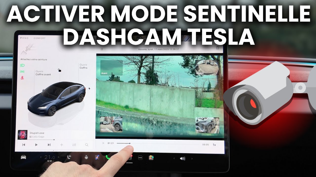Comment Activer le Mode Sentinelle et la Dashcam sur Tesla - Tutoriel