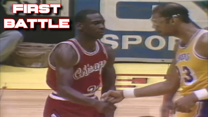 1984 Rookie Michael Jordan First Game vs Magic Johnson & Kareem Abdul-Jabbar - DayDayNews