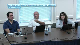 Capital Improvement Planning Committee Meeting September 23, 2026