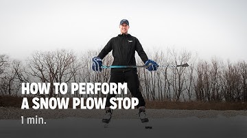 How To Perform A Snow Plow Stop